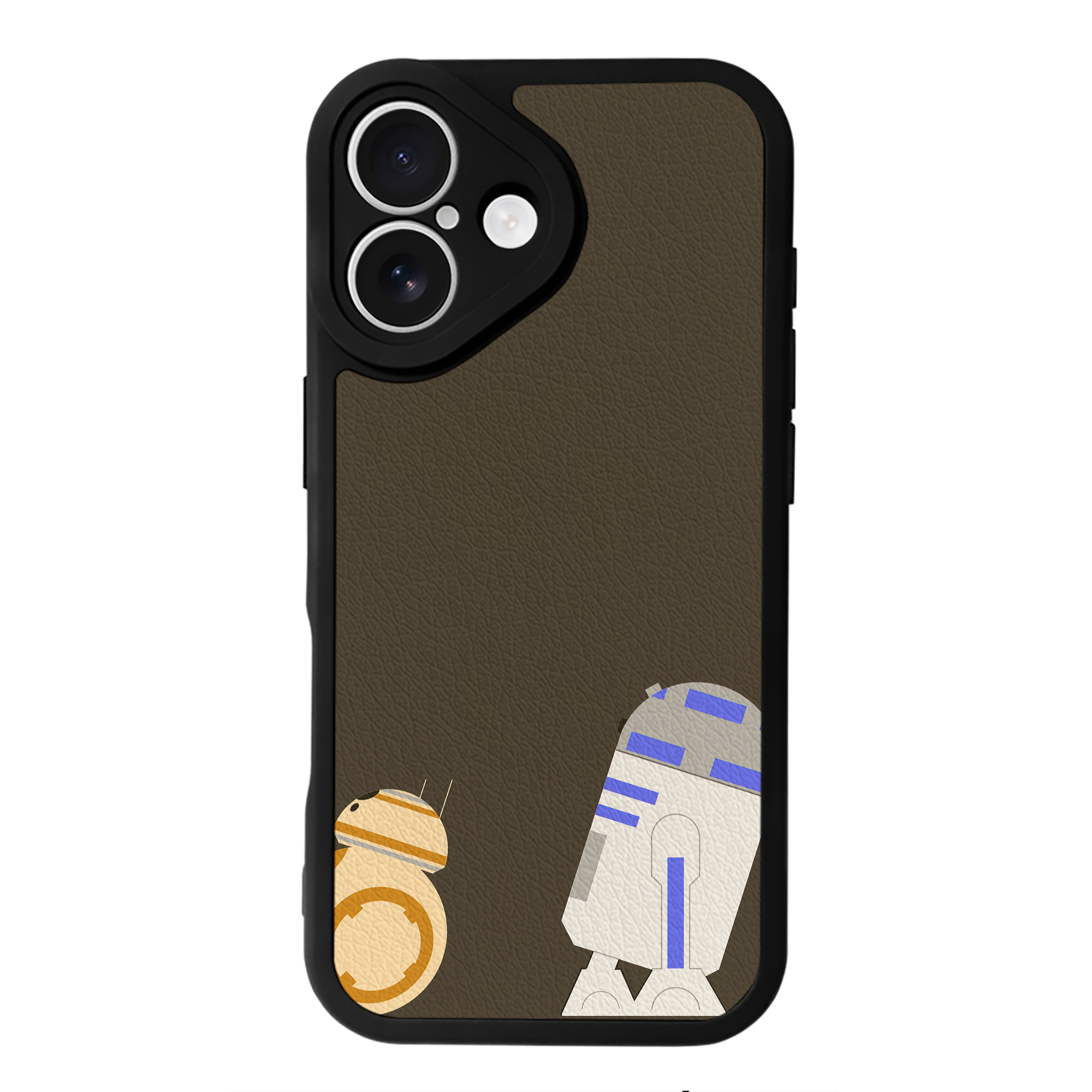 （画像用） スター・ウォーズ Star Wars 【iPhone 16シリーズ対応】シリコンスマホケース（レザー調） 材質：シリコン